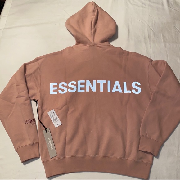 Fear of God Other - Fear of God Essentials 3M Reflective Hoodie Blush